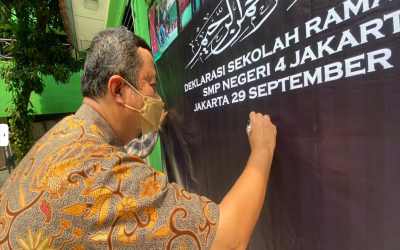 Deklarasi sekolah ramah anak serentak dinas pendidikan DKI Jakarta